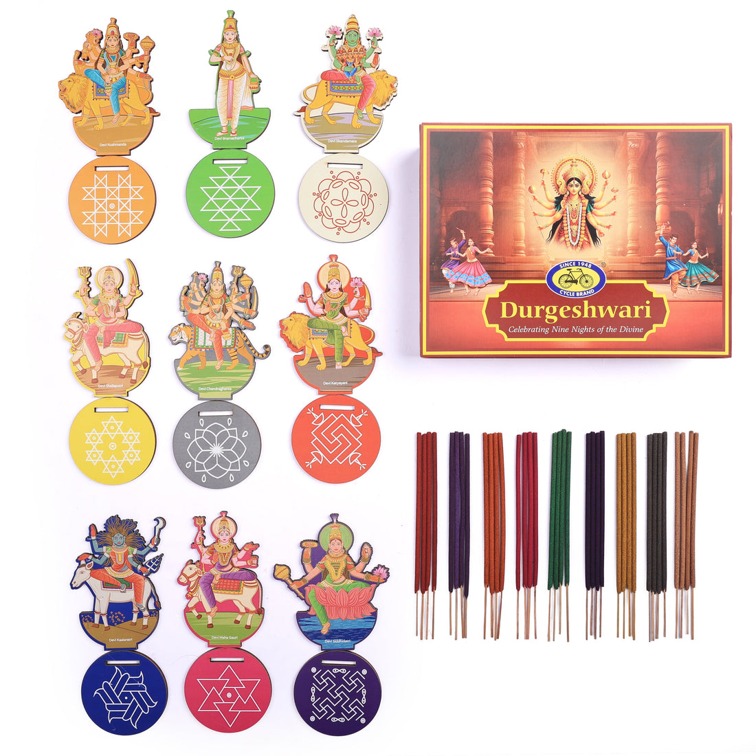 Durgeshwari Navaratri Pack (Small) – Celebrating the Nine Divine Forms of the Goddess