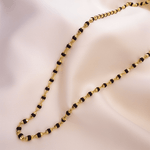 Hallmarked 22K Pure Gold Govt. Certified Karungali Mala/ Black Ebony Beads