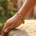 Rudraksha Bracelet Gold Plated Premium IGP Coating
