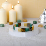 Money Magnet Flat Rectangular Bead Bracelet Spiritual Wear