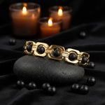 Gold Plated Karungali Bracelet Unisex Adjustable IGP Spiritual Wear