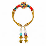 Designer Peacock Motif Lumba Bhabhi Rakhi