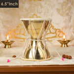 6.5 Inch Divine Brass Damru for Lord Shiva