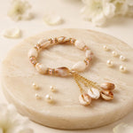 Natural Cowrie Shell Beaded Lumba Bracelet Rakhi
