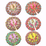Size No.2 Premium Color Stones Work Laddu Gopal Festive Dress