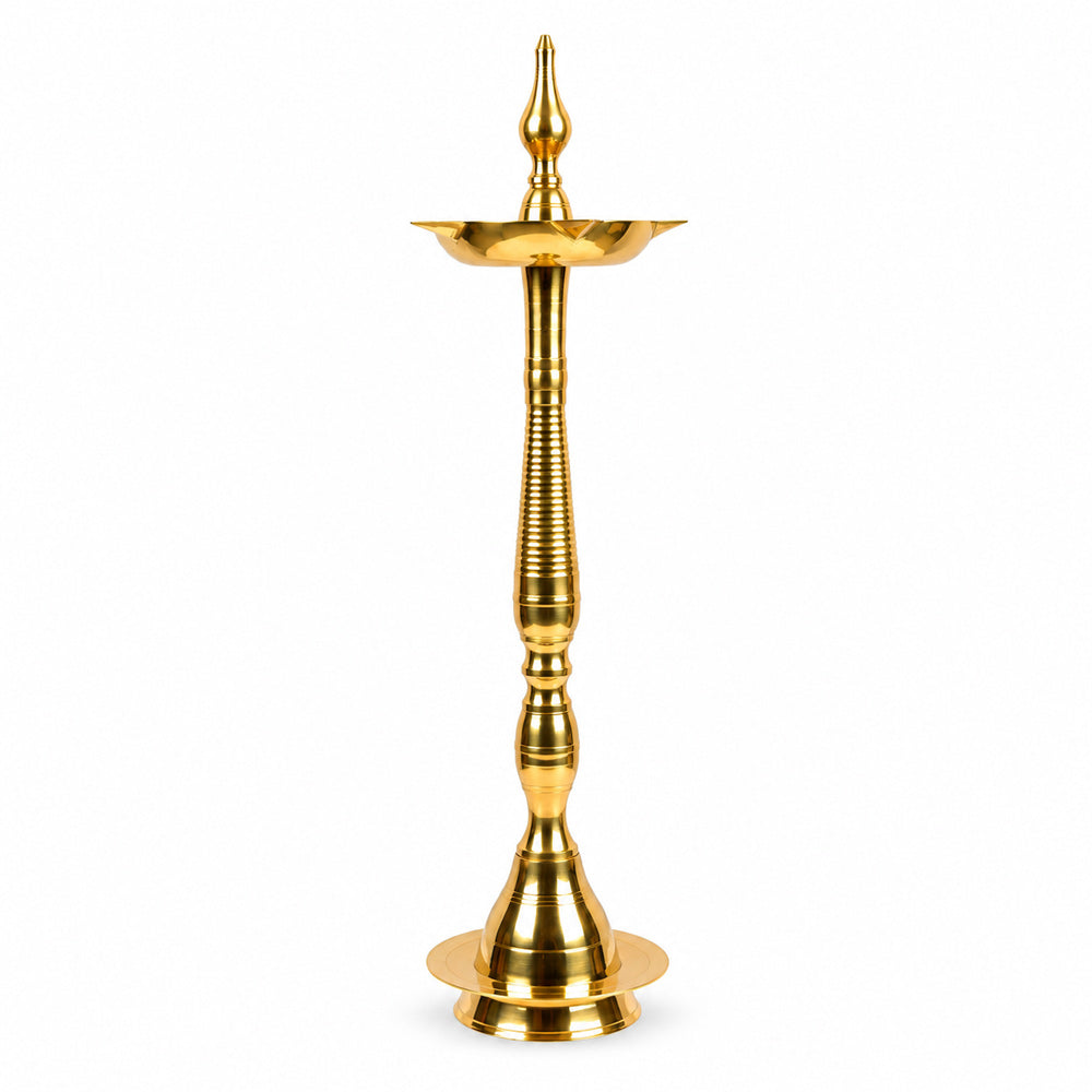 28 Inch Brass Kerala Diya Samai Lamp