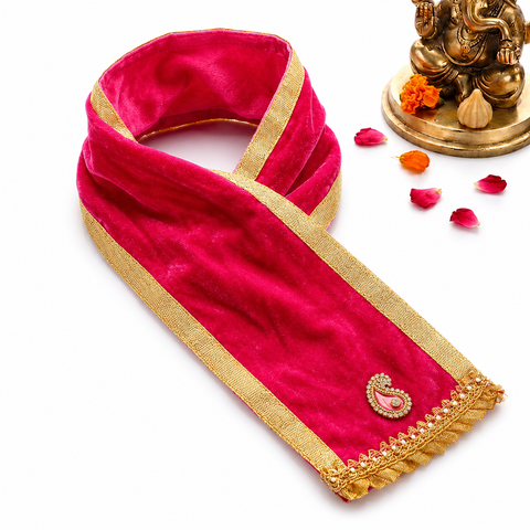 Beautiful Pink Angvastra/Patka/Duppata 15/22/32 Inch