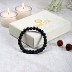 Govt. Certified 8mm Karungali Damru Bracelet Spiritual Healing Wear