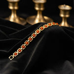 Rudraksha Gold Plated SQ IGP Bracelet – Unisex Spiritual Wear