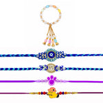 Beautiful Designer Family Rakhi Combo (Pack of 5)