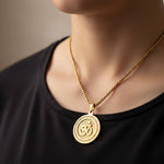 Om Pendant Gold Plated Premium IGP Coating