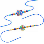 Floral and Clover Evil Eye Designer Rakhi (Set of 2)