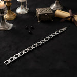 Silver Plated Karungali Bracelet Unisex Spiritual Wear