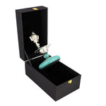Ganesh Long Hand Deepam Brass Oil Lamp for Pooja