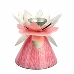 Lotus Diya – Silver Plated Decorative Pooja Lamp Spiritual Use