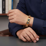 11 Chakra Gold Plated Bracelet – Unisex Spiritual Wear