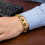 Gold Plated Triple Protection Bracelet – Unisex Spiritual Wear