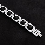 Silver Plated Karungali Bracelet Unisex Spiritual Wear