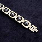 Gold Plated Pyrite Bracelet Adjustable Unisex Spiritual Wear
