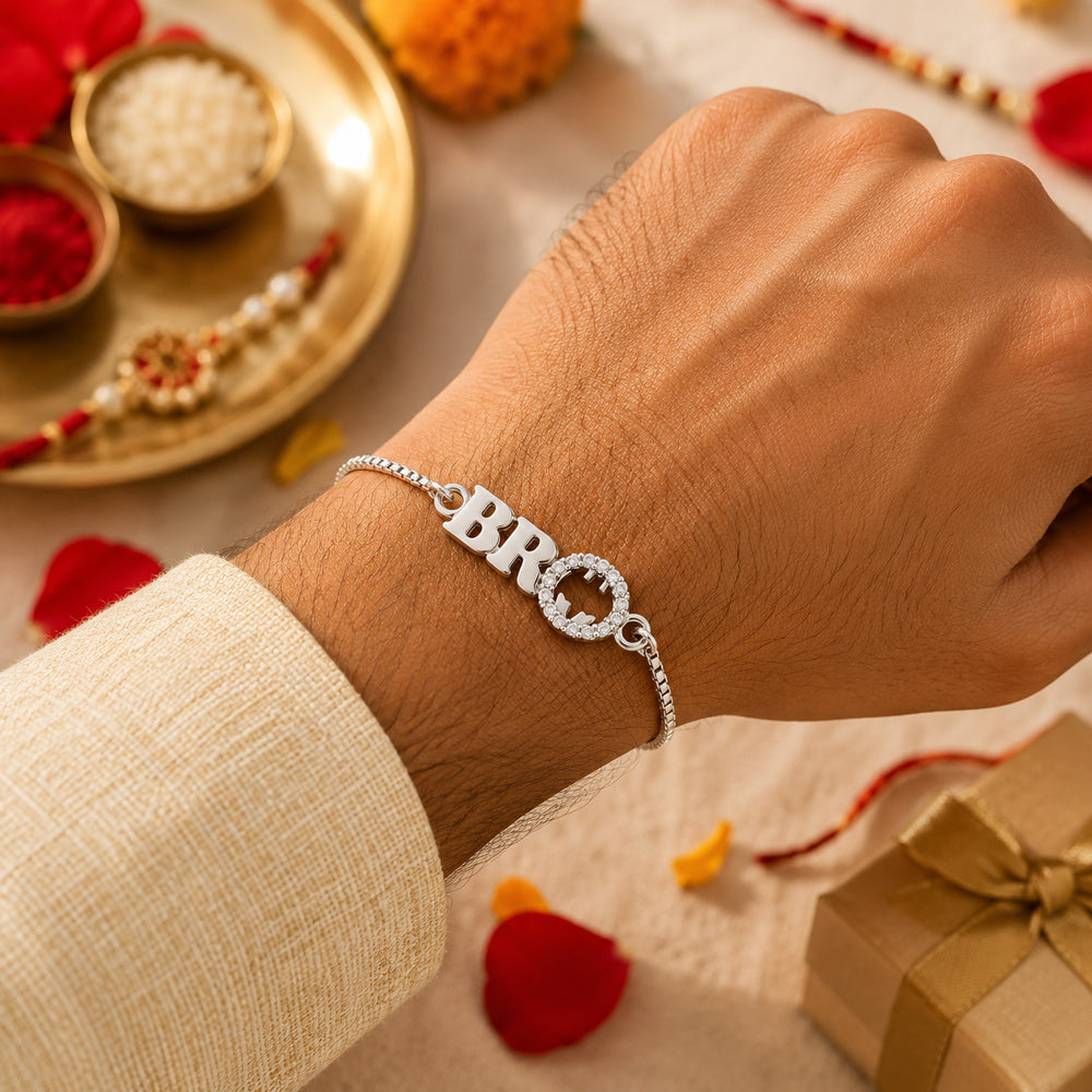 Majestic Affections: 925 Silver Rakhi for an Exquisite Bond