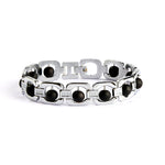 Silver Plated Karungali Bracelet Unisex Spiritual Wear