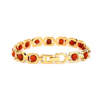Rudraksha Gold Plated SQ IGP Bracelet – Unisex Spiritual Wear