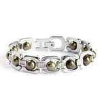 Silver Plated Pyrite Bracelet Premium Spiritual Wear