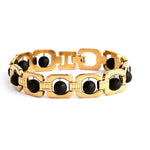 Gold Plated Karungali Bracelet Unisex Adjustable IGP Spiritual Wear