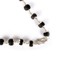 Hallmarked 925 Pure Silver Karungali Mala Govt. Certified