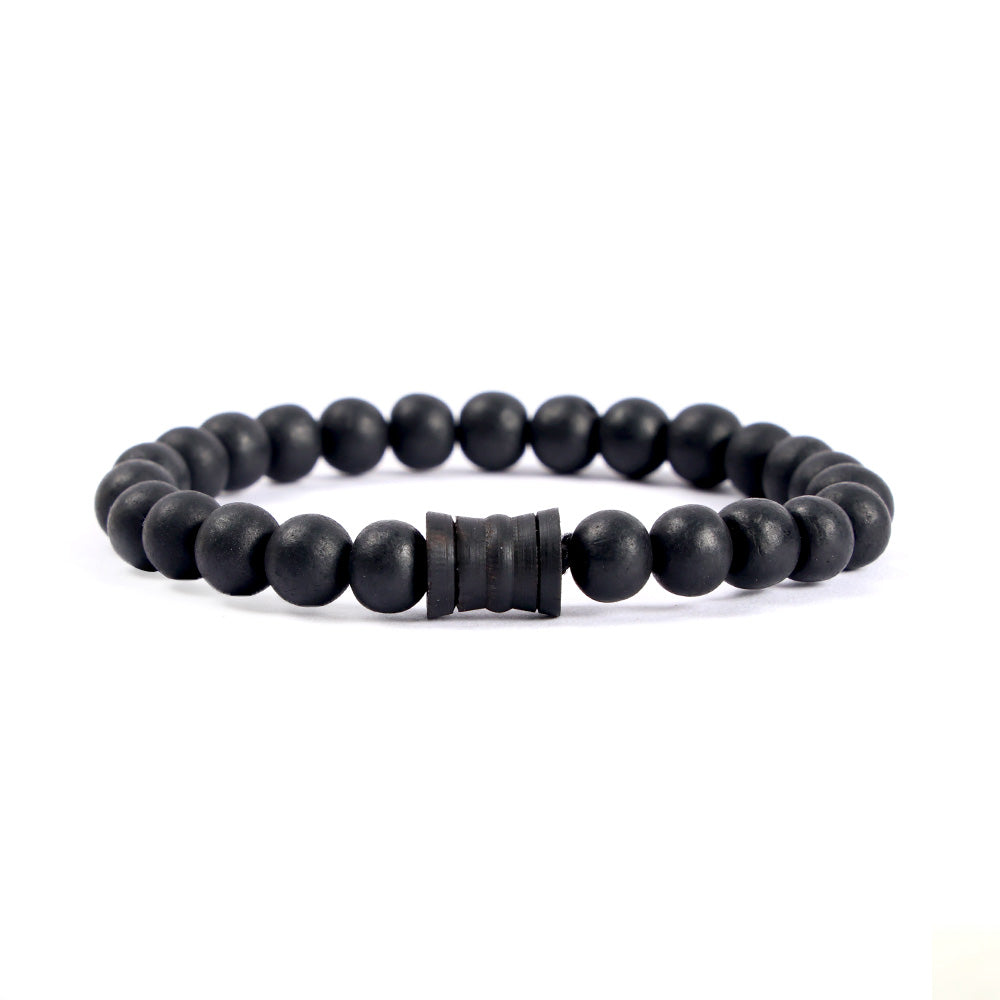 Govt. Certified 8mm Karungali Damru Bracelet Spiritual Healing Wear