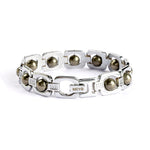 Silver Plated Pyrite Bracelet Premium Spiritual Wear
