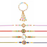 Handcrafted Family Rakhi Combo (Set of 5)