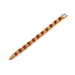 Gold Plated Rudraksha Bead Bracelet Premium Spiritual Wear