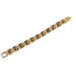 Gold Plated Pyrite Bracelet Adjustable Unisex Spiritual Wear