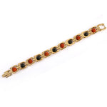 Gold Plated Karungali & Rudraksha Bracelet Unisex Spiritual Wear