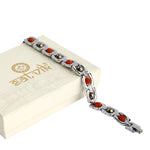 Silver Plated Pyrite & Rudraksha Bracelet Unisex Spiritual Wear