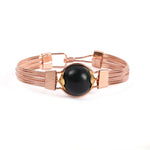 Ebony Wood Karungali Copper Plated Kada Authentic Spiritual Wear