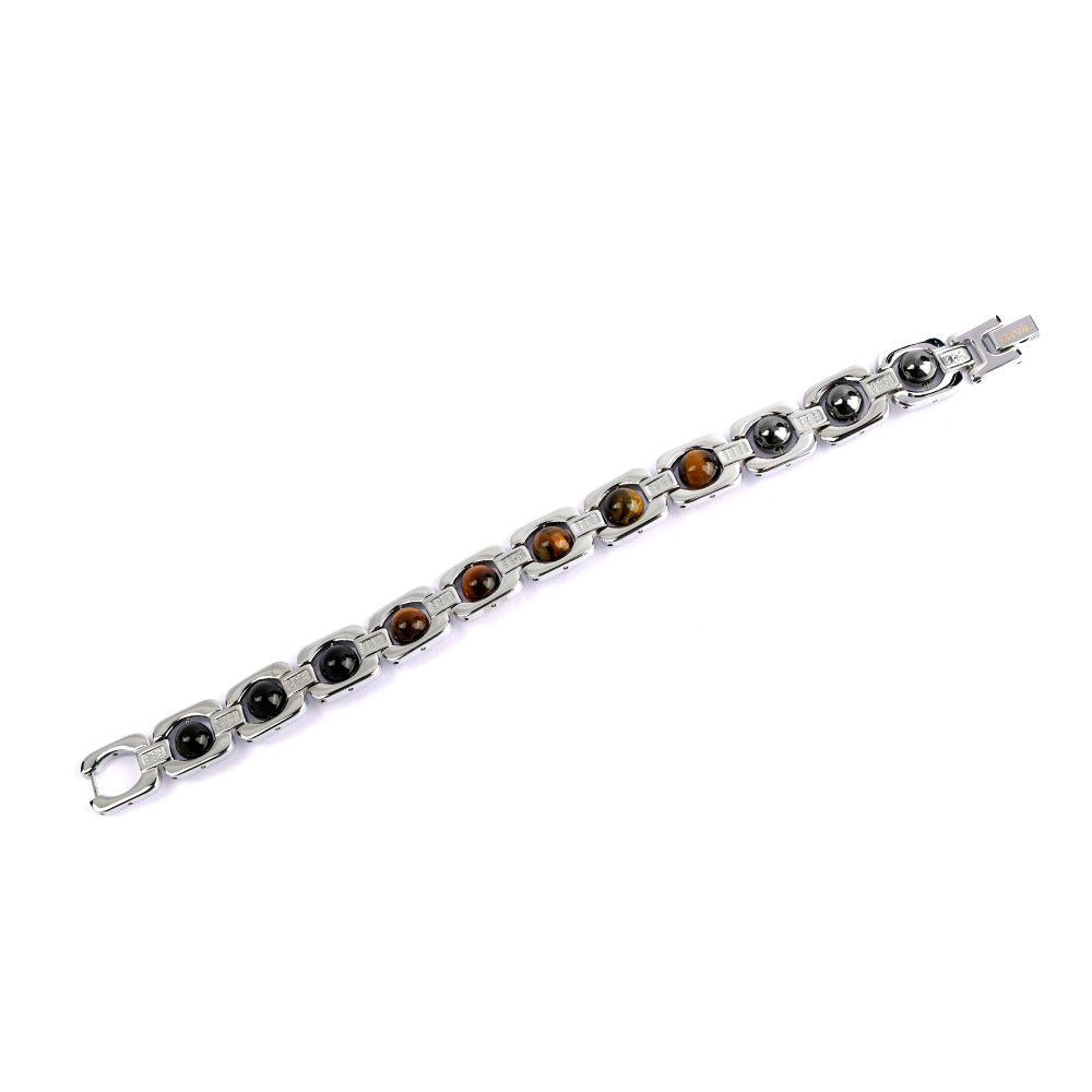 Triple Protection Silver Plated Bracelet Unisex Spiritual Jewelry