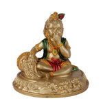 Premium Multi-Tone Laddu Gopal Resin Statue