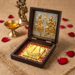 Shree Lakshmi Ganesh Charan Paduka Box - Medium