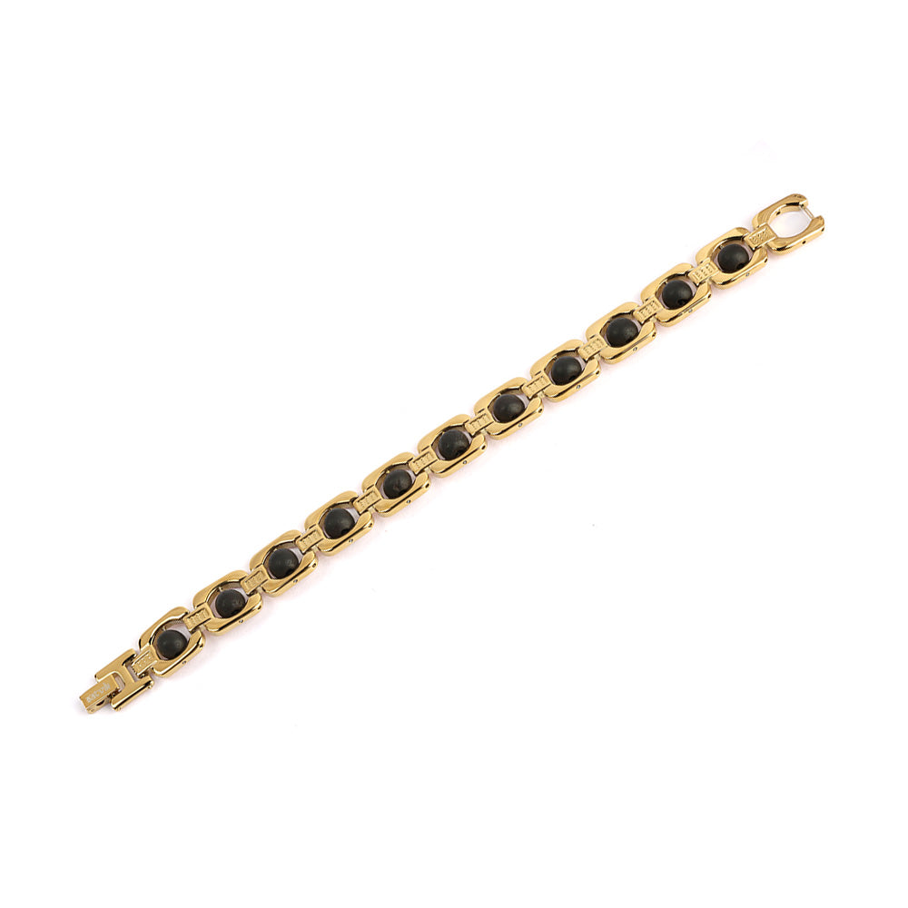Gold Plated Karungali Bracelet Unisex Adjustable IGP Spiritual Wear