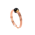 Ebony Wood Karungali Copper Plated Kada Authentic Spiritual Wear