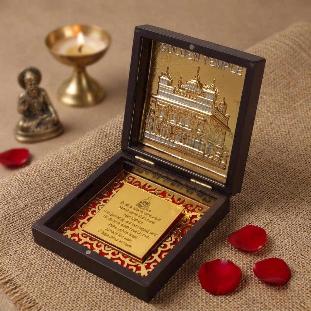Guru Nanak Dev Ji Temple Box - Medium