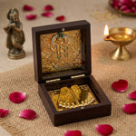 Radha Krishna Charan Paduka Box - Small