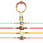 Elegant Designer Rakhi Collection (Set of 5)