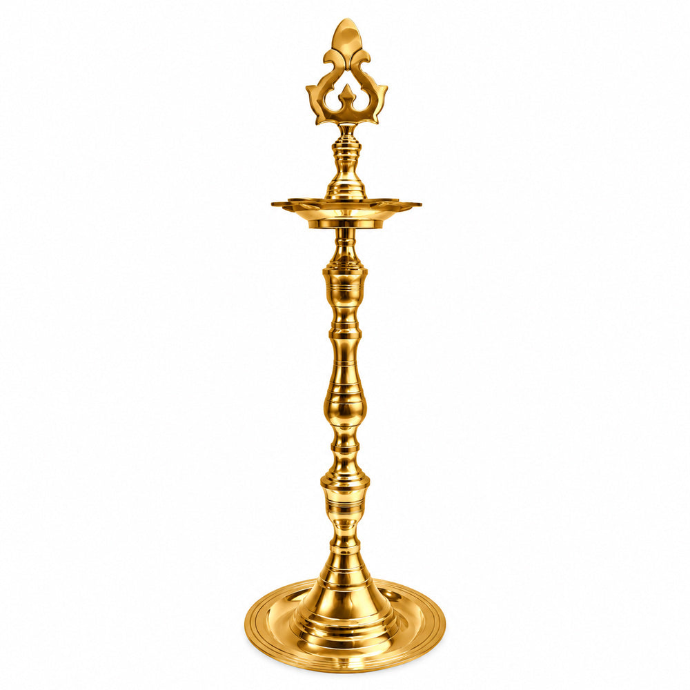25 INCH Brass Kerala Chandarbalyam Samai Diya