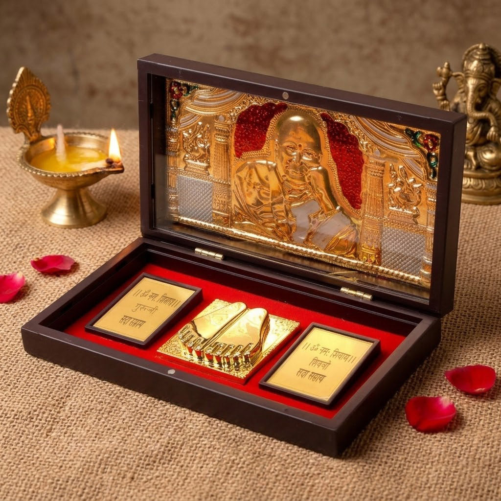 Guru Ji Charan Paduka Box - Big