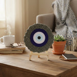Pyrite Evil Eye Frame Stand Spiritual Protection Tool