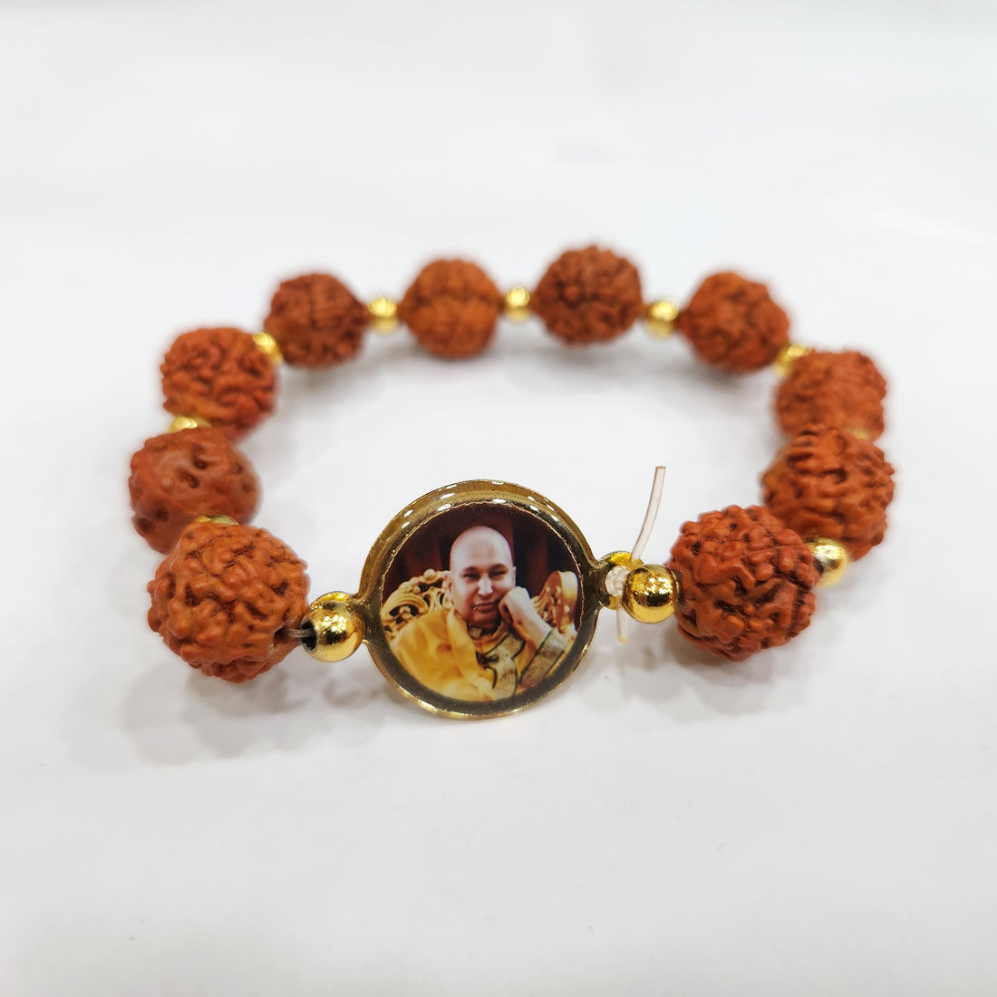 Rudraksha Bracelet with Jai Guruji Swaroop Handmade Bracelets for Men and Women
