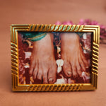 Guru Ji Feet Frame Car Dashboard